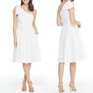 NWT Gal Meets Glam Yvonne Bow One Shoulder Dress